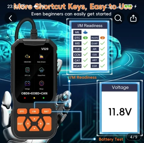 Scanner OBD2 V 520