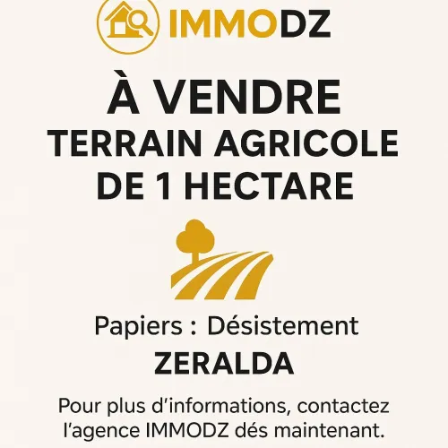 Vente Terrain Agricole Alger Zeralda