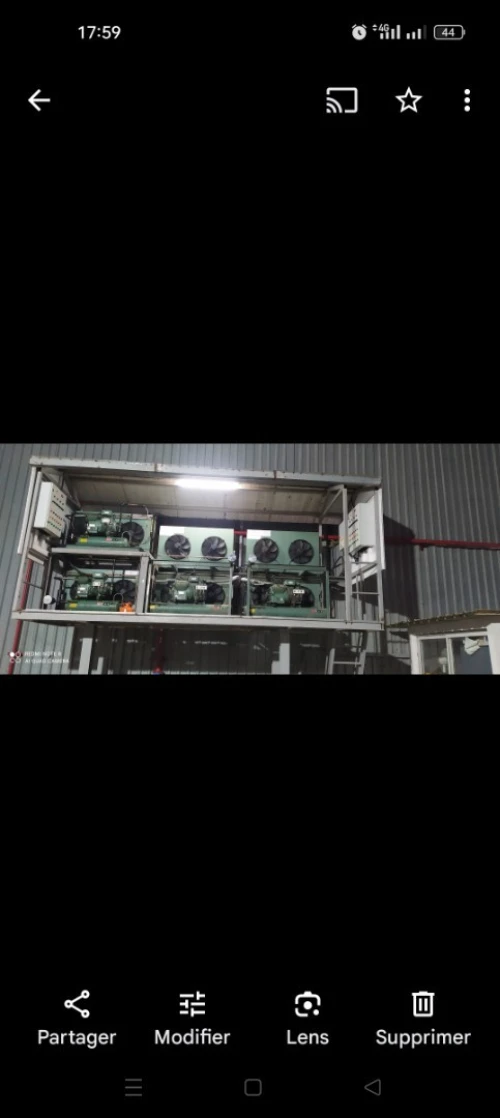 Installations et maintenance des chambres froides