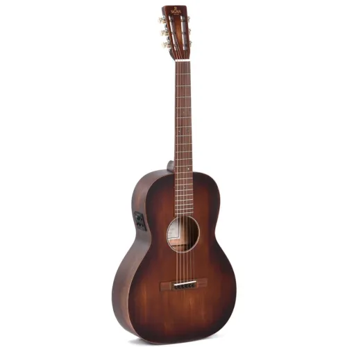 Guitare Sigma 00M-15SE-AGED guitare électro-acoustique folk avec housse