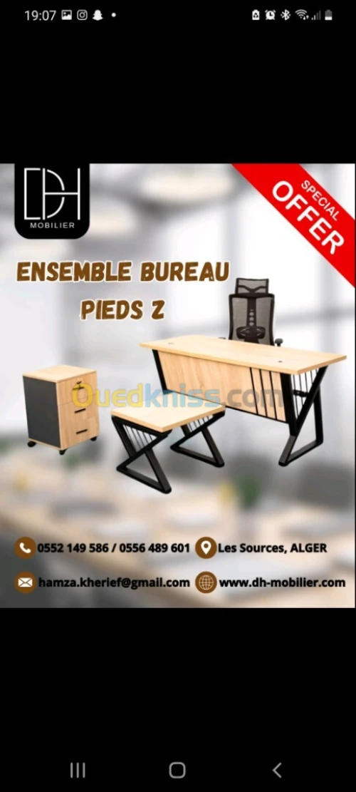 Ensemble De Dureau pied Z