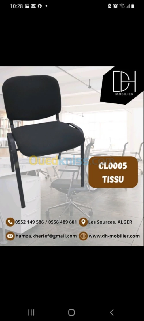 Chaise visiteur 