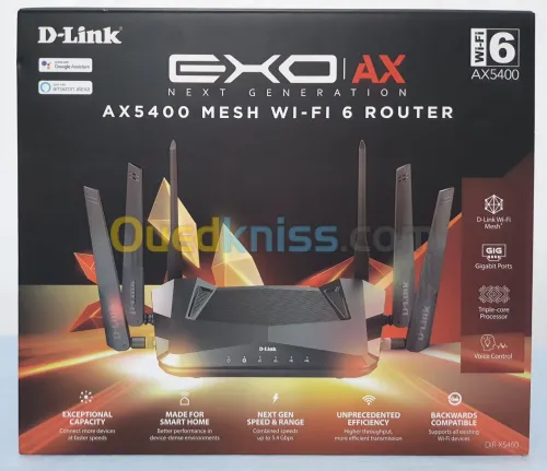 MODEM ROUTER D-LINK AX-5400 DIR-X5460 MESH WI-FI 6 مودام