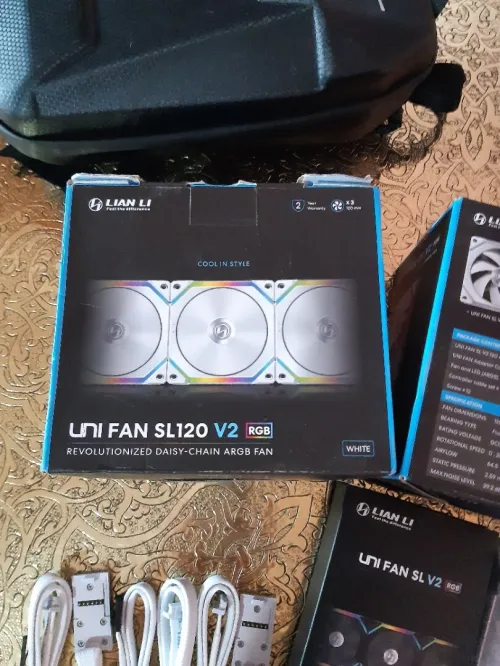 Slm Lian Li UNI FAN SL120 V2 RGB PWM x3 white