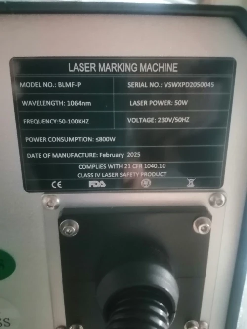 Machine de marquage Laser à Fiber 50 watts BEC LASER Raycus