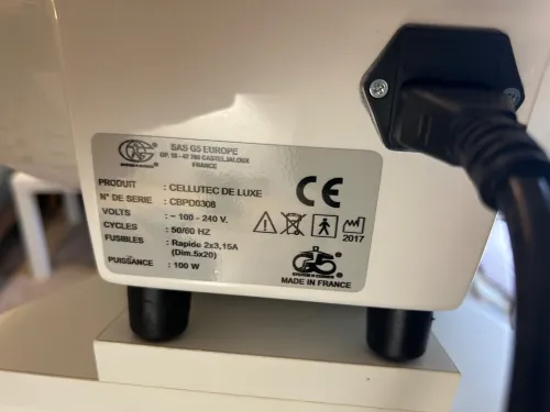 Appareil Cellutec 5G : amincissement. Drainage..