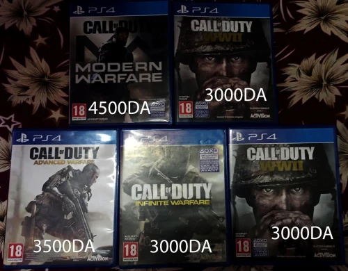 cd ps4 et ps5 originale