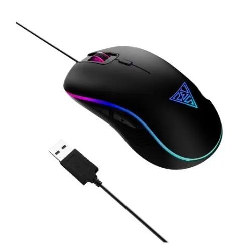 GAMDIAS ARES E3 - Combo Clavier Gaming à Membrane + Souris Optique - RGB - Filaire USB - Noir