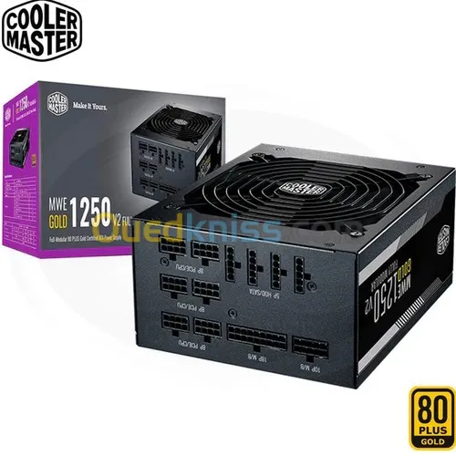 Cooler Master MWE Gold 1250 Full Modular V2 80PLUS GOLD 1250W