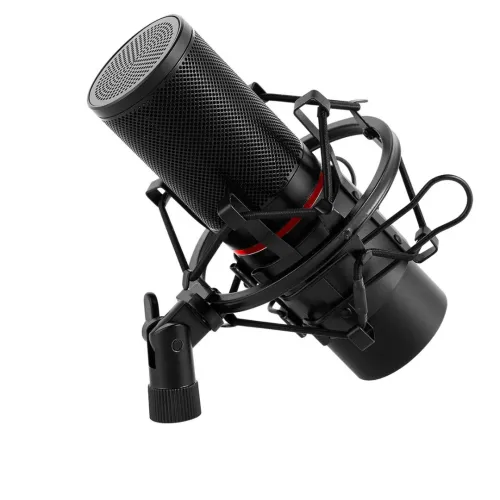 REDRAGON BLAZAR GM300 - MICROPHONE GAMING - LED STREAMING - 20 KHZ - USB - 1,7M - MÉTAL - NOIR