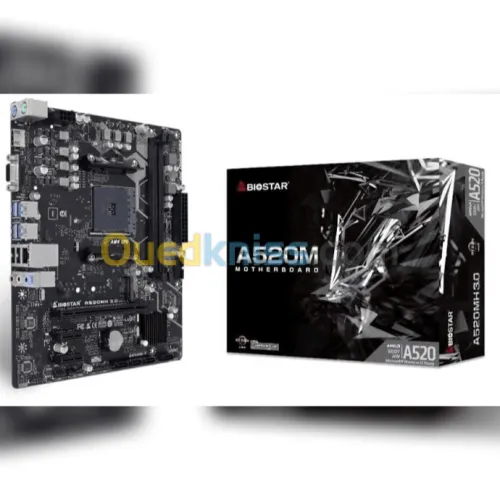 BIOSTAR A520MT - AMD AM4 - UATX - 2 X DDR4 - USB 3.0 - HDMI - 1 X PCIe 3.0 -