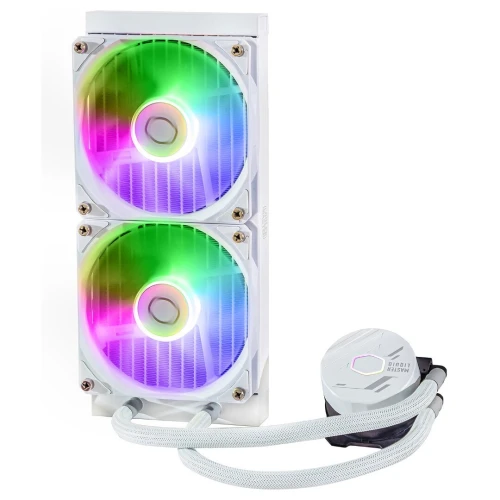COOLER MASTER MASTERLIQUID 240L CORE ARGB - WATERCOOLING WHITE EDITION - INTEL ET AMD - 2 FAN 120 mm