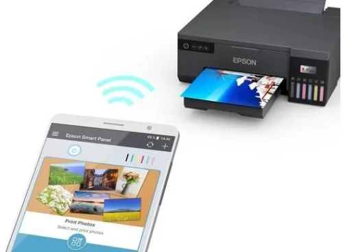 EPSON ECOTANK L8050 - IMPRIMANTE MONOFONCTION COULEUR - WIFI - USB - RÉSERVOIRS RECHARGEABLES - BLACK
