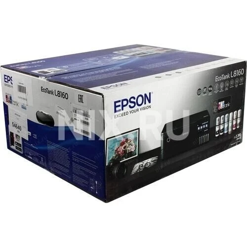 EPSON ECOTANK L8160 - IMPRIMANTE MULTIFONCTION A4 - JET D'ENCRE - RECTO VERSO - WIFI - STANDARD + PHOTO - 6 COULEURS