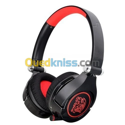 Tt ESPORTS By THERMALTAKE CRONOS GO Casque Gamer LED Ultra Léger Avec Microphone Rétractable