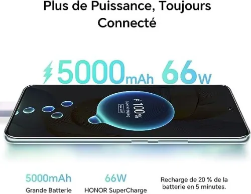 HONOR HONOR 90 5G - Snapdragon 7 - 12 GB - 512 GB - Dual Sim - 200 MP - 5000 mAh - Blister - Pochette D'origine -
