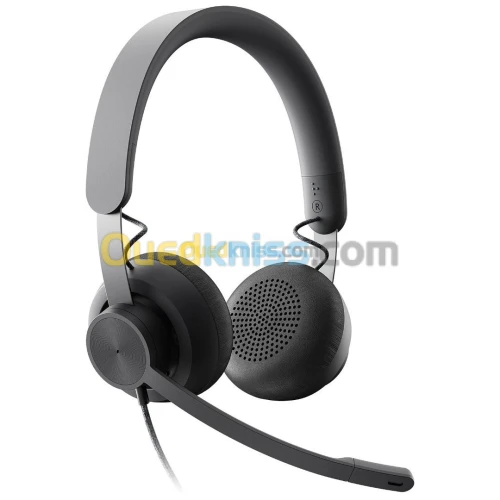Logitech Zone Wired Casque Filaire - USB - C - Double Microphone Antibruit