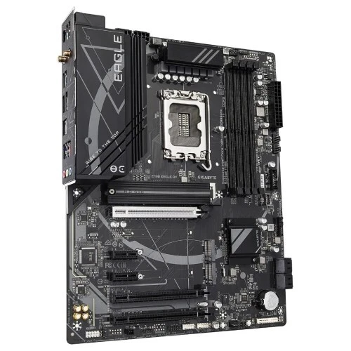 GIGABYTE Z790 EAGLE AX - CARTE MÈRE ATX - SOCKET LGA 1700 - 4 x DDR5 - 1 x PCIe 5.0 X16 - 3 x M.2 PCIe 4.0 NVMe - WIFI 6E - BT 5.3 - LAN 2.5GBE - BLACK