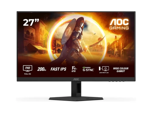 ECRAN AOC 27G4HRE - GAMING 27" FULL HD - 200HZ - DALL IPS - 1MS - G-SYNC - HDR10 - HDMI/DP - BLACK