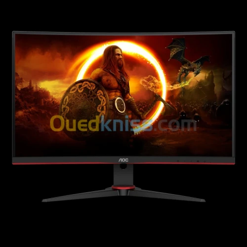 AOC ÉCRAN GAMING C27G2Z - 27inch - Curved Ultra-Fast FHD 1080p, 0.5ms 240Hz
