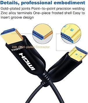 D-Link HCB-4AABLBR-30 Câble HDMI 2.0 Avec Connecteur À 180 Degrés - 30M
