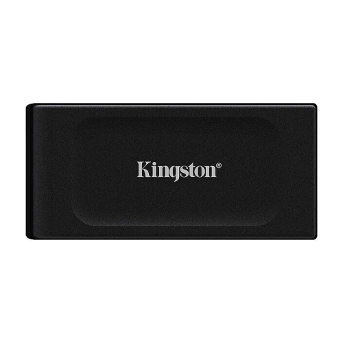 KINGSTON XS1000 2TO - DISQUE SSD EXTERNE - 1050 MO/S - USB-A To USB-C - 3D NAND - USB 3.2 - BLACK