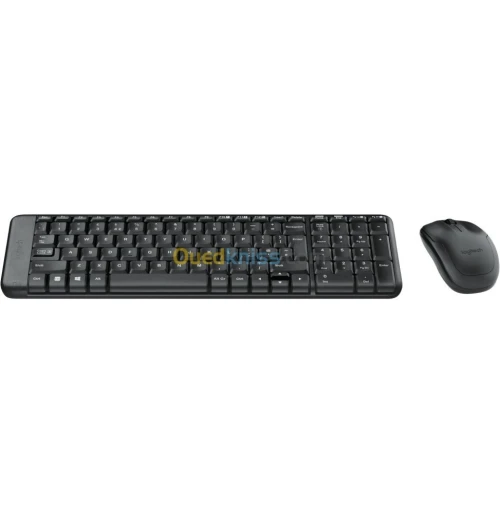 Logitech MK220 Clavier Souris Sans Fil Ensemble USB - NOIR