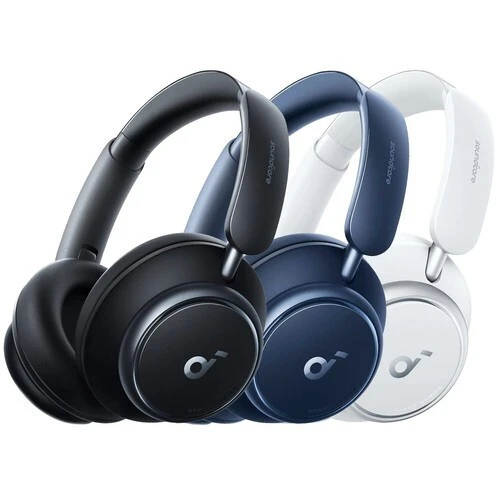 SOUNDCORE BY ANKER SPACE Q45 - CASQUE SANS FIL - ANC - HI-RES AUDIO - LONGUE AUTONOMIE BLACK & WHITE