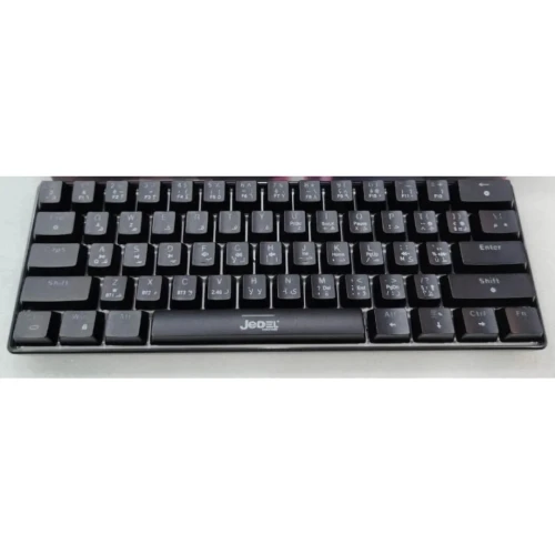 JEDEL KL-61 - CLAVIER GAMING MÉCANIQUE SANS FIL - BLEU SWITCH - RGB - ANTI-GHOSTING - 60% - QWERTY