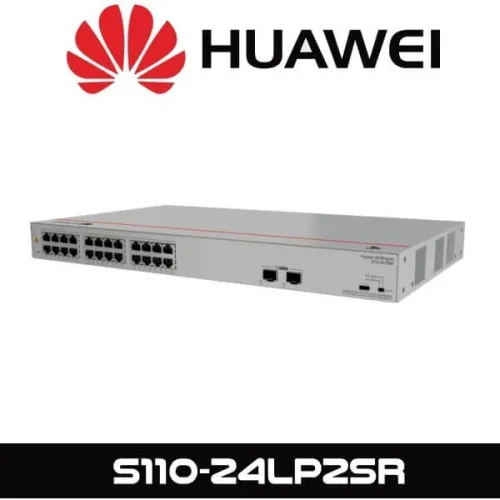 HUAWEI S110-24LP2SR - SWITCH 24 PORTS - POE GIGABIT ETHERNET - (24 POE - 124 WAT) + 2 PORTS SFP -PME