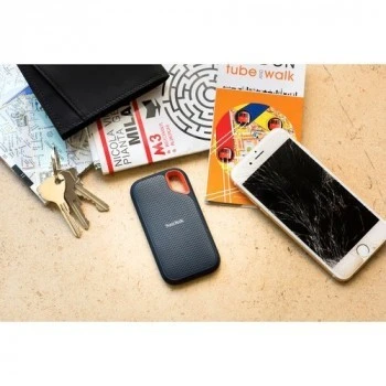 SANDISK EXTREME PORTABLE 1TO SSD - DISQUE DURE EXTERNE - TYPE-C USB 3.2 LECTURE JUSQU'À 1050 MO/S