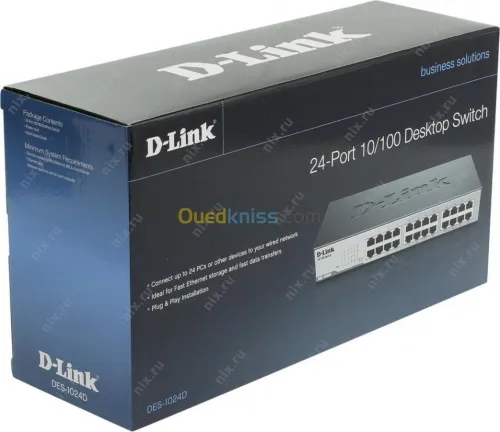 D-Link Switch 24 Port 10/100 DES-1024D