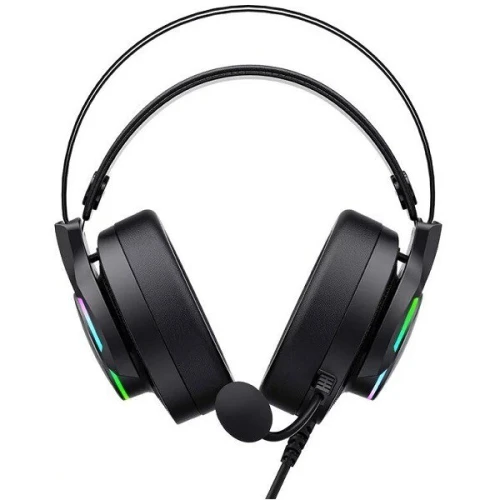 HAVIT H2007U BLACK - CASQUE GAMING FILAIRE USB 7.1 - HAUT-PARLEURS 40MM - SON SURROUND - MICROPHONE FLEXIBLE - RGB - BLACK