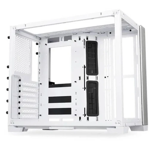 LIAN LI O11 DYNAMIC MINI - BOITIER MOYEN TOUR 360MM - ALUMINIUM - VERRE TREMPÉ - MESH - WHITE