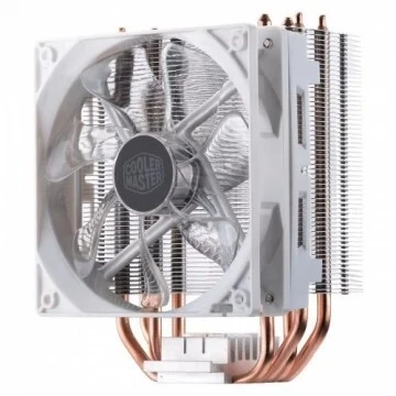 COOLERMASTER HYPER 212 LED WHITE EDITION - AIRCOOLING 120mm - SOCKET INTEL & AMD -ALUMINIUM-1800 RPM