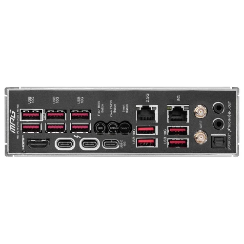 MSI MPG Z890 CARBON WIFI - ATX SOCKET 1851 - Intel Z890 - 4X DDR5 - M.2 PCIE 5.0 - WI-FI 7