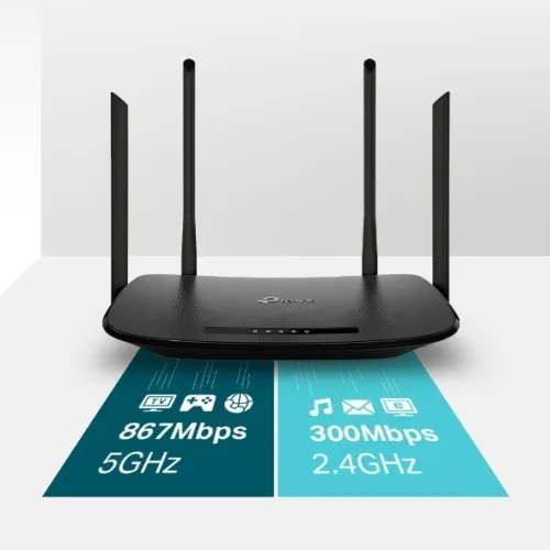 TP-LINK Archer VR300 Modem Routeur Sans Fil AC1200 VDSL- ADSL - 300 Mbps At 2.4 GHz