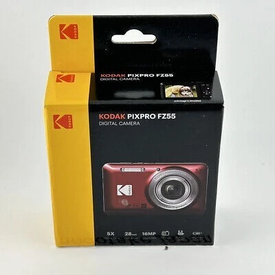KODAK PIXPRO FZ55 - APPAREIL PHOTO COMPACT 16 MP - ZOOM OPTIQUE 5X - VIDÉO FHD - LCD 2.7" -