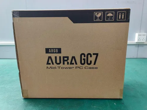 GAMDIAS AURA GC7 ARGB - BOÎTIER MOYEN TOUR - VERRE TREMPÉ - 3 X FANS - MESH - 120MM MAX - BLACK