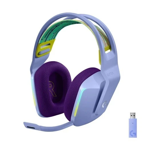 LOGITECH G733 LIGHTSPEED - CASQUE GAMING SANS FIL - DTS HEADPHONE X 2.0 - RGB - MICRO DÉTACHABLE - BLEU