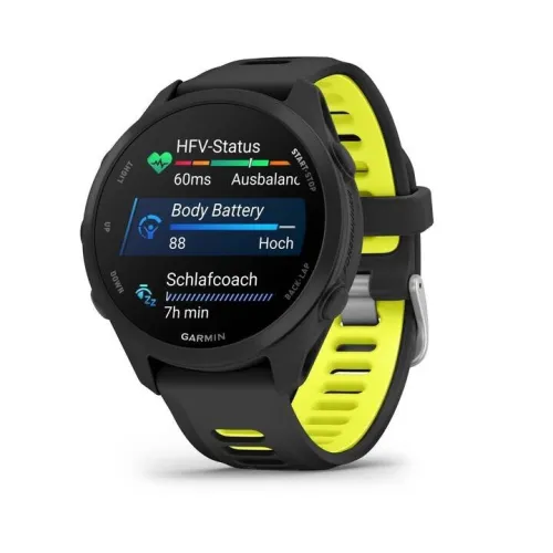 GARMIN FORERUNNER 170 - SMARTWATCH CONNECTÉE - 43mm GPS - ÉCRAN AMOLED - ENTRAÎNEMENT AVANCÉ - BLACK