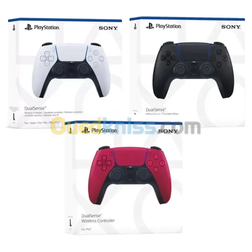 MANETTE SONY PS5 DUALSENSE SANS FIL ORIGINALE - BLUETOOTH - MULTIPLATEFORME - USB-C - BLANCHE