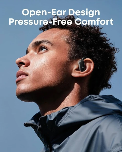 SOUNDCORE V40I - ÉCOUTEURS TRUE WIRELESS - BLUETOOTH - ANC - MICROPHONE - ÉTANCHE IPX4 - 40H -BLACK