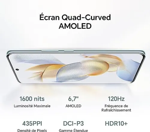 HONOR HONOR 90 5G - Snapdragon 7 - 12 GB - 512 GB - Dual Sim - 200 MP - 5000 mAh - Blister - Pochette D'origine -