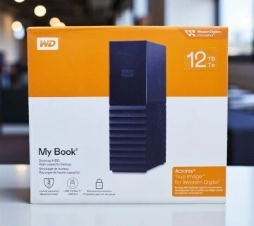 WD MY BOOK 12TB - DISQUE DUR EXTERNE DESKTOP HDD 3.5" - USB 3.0 - BACKUP HAUTE CAPACITÉ - BLACK