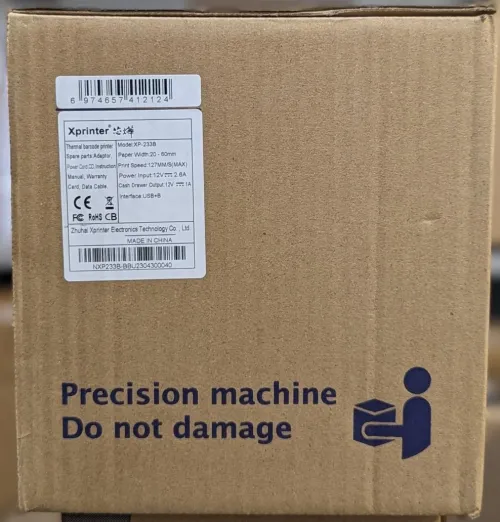 XPRINTER XP-233B MPRIMANTE CODE A BARRE - IMPRESSION THERMIQUE - USB + Bluetooth - NOIR