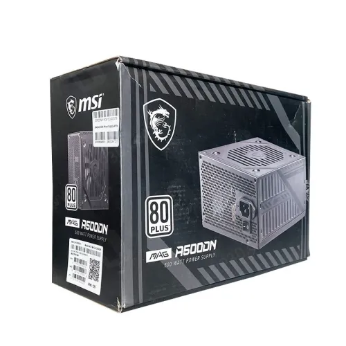 Alimentation MSI MAG A500dN 500W Power Supply 80 Plus Standard