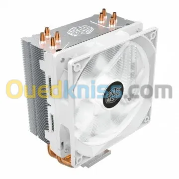 COOLERMASTER HYPER 212 LED WHITE EDITION - AIRCOOLING 120mm - SOCKET INTEL & AMD -ALUMINIUM-1800 RPM