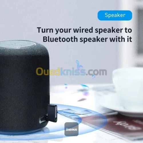 BASEUS AUX BLUETOOTH AUDIO RECEIVER- HAND FREE CALLING - AUTO REPAIR - CAR SPEAKERS - HEADPHONE -