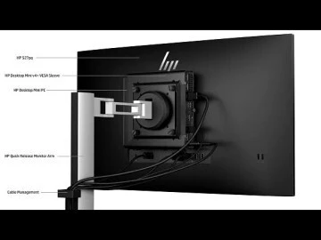 ECRAN HP 527PQ SERIE 5 PRO - 27" 2K QHD - 100HZ - 5MS - IPS HDMI+DP - TYPE-C - RJ45 - SPEAKERS - BLACK